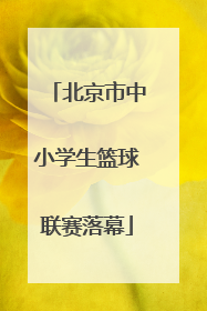 北京市中小学生篮球联赛落幕